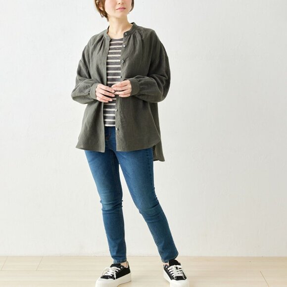 NWT Linen Shirt Made in Japan - Picture 2 of 4